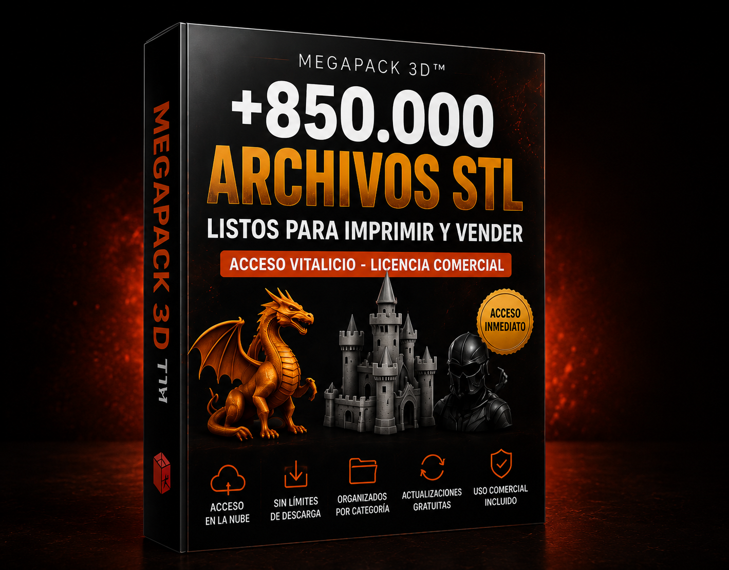 MEGAPACK 3D +850k (6 BONOS + APLICACIÓN VIP IA)